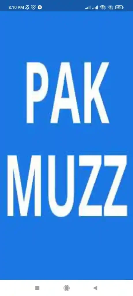 pakmuzz splash screen